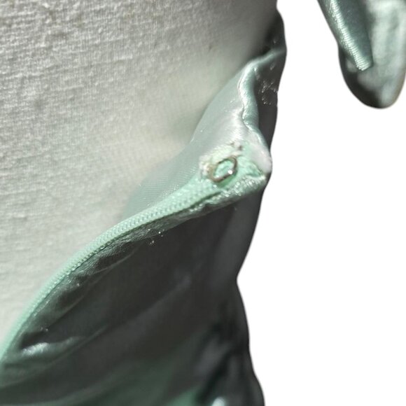 Vtg Gunne Sax Halter Satin Formal Gown Womens Size 3/4 Jessica McClintock - Picture 14 of 16